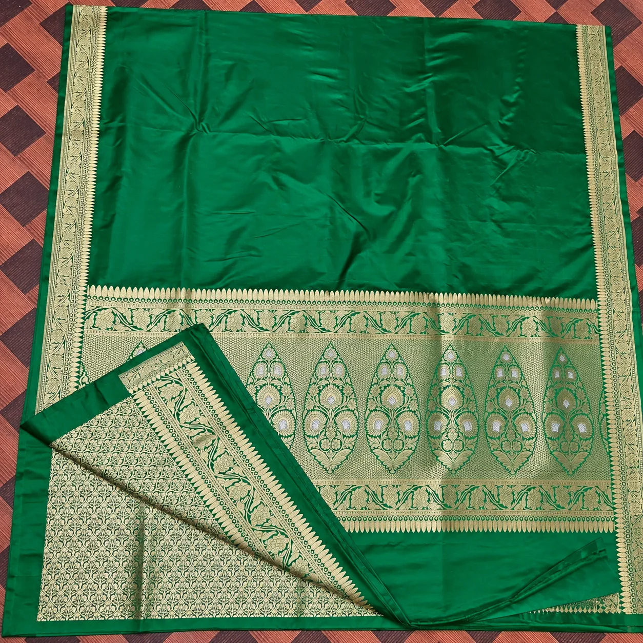 ChatGPT Image Sep 22, 2026, 06_38_27 PM Khadi Silk Ktan kadua Saree - Image 1