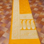Masru Ktaan Silk Border Butti saree - Image 3