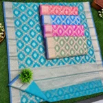Diamond Floral Jaal Cotton Saree Collection