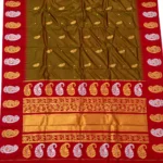 Meena Koyri Border Kadiyal Paithani Silk Saree - Image 13