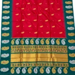 Meena Koyri Border Kadiyal Paithani Silk Saree - Image 12