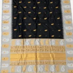 Meena Koyri Border Kadiyal Paithani Silk Saree - Image 11