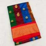 Saptarangi Kadiyal Pure Silk Paithani Saree