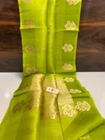 Pure khaddi Ktan Silk Saree - Image 14