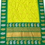 Meena Koyri Border Kadiyal Paithani Silk Saree - Image 10
