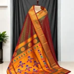 Royal Look & Trendy Shades – Kalanjali Paithani - Image 4