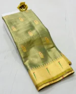Pure Jari Tissue Single Muniya Paithani - Image 5
