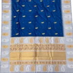 Meena Koyri Border Kadiyal Paithani Silk Saree - Image 9