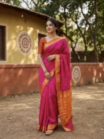 Shailputri Peshwai Saree - Image 3