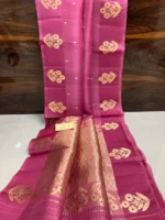 Pure khaddi Ktan Silk Saree - Image 8