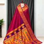 Royal Look & Trendy Shades – Kalanjali Paithani - Image 3