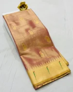 Pure Jari Tissue Single Muniya Paithani - Image 2