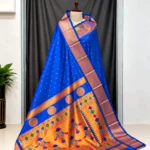 Royal Look & Trendy Shades – Kalanjali Paithani - Image 2