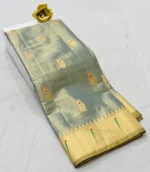 Pure Jari Tissue Single Muniya Paithani - Image 3