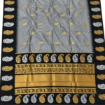 Meena Koyri Border Kadiyal Paithani Silk Saree - Image 7