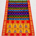 Saptarangi Kadiyal Pure Silk Paithani Saree - Image 2