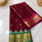 Ganga-Jamuna Border Katan Silk Saree