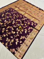 Gorgeous Banarasi Designer Saree - Image 5