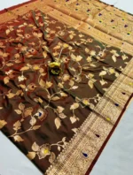 Gorgeous Banarasi Designer Saree - Image 6