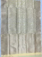 Khaddi Ktaan Upada Silk Saree Golden Colour Zari Work - Image 10