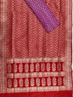 Khaddi Ktaan Upada Silk Saree Golden Colour Zari Work - Image 15