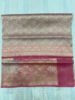 Pure Ktaan Khaddi Silk Saree Broked Design Saree - Image 3