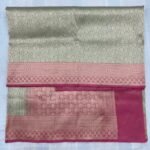Pure Ktaan Khaddi Silk Saree Broked Design Saree