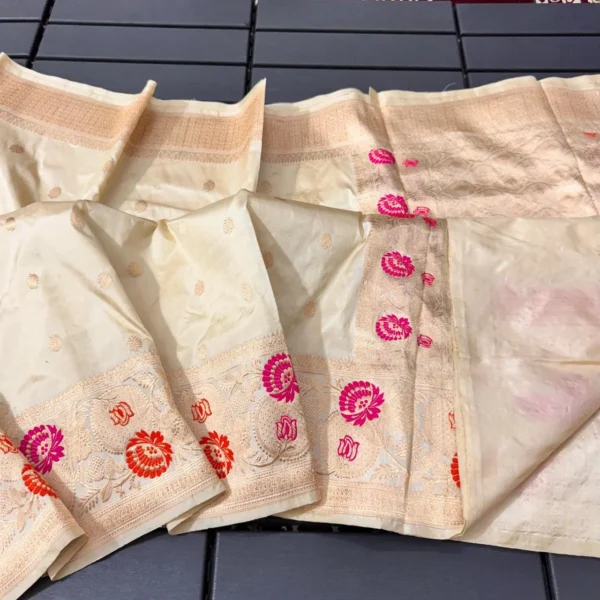 Pure Ktaan Kaduwa Silk Saree