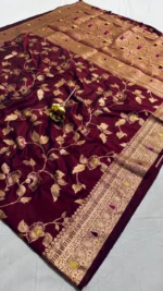 Gorgeous Banarasi Designer Saree - Image 7