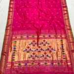 Handloom Yeola Paithani Saree - Image 2