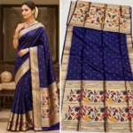 Fancy Lotus Muniya Premium Silk Saree - Image 2