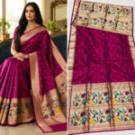 Fancy Lotus Muniya Premium Silk Saree - Image 4