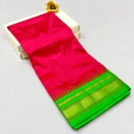 Pure Silk Gadhwal Kalanjali Paithani - Image 2