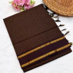 Arani Cotton Gadwal Saree with Ghonda Work