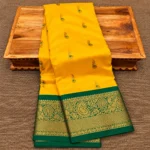 Vasuki Meena Muniya Tana Silk Paithani Saree - Image 2
