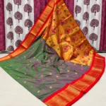 Kadiyal Border Pure Silk Paithani Saree - Image 2