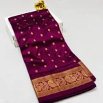 Designer Mooga Cotton Saree - Image 3