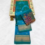 Premium Kalanjali 4×1 Peacock Pure Tana Soft Silk Paithani - Image 3