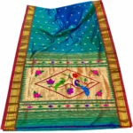 Yeola Handloom Pure Silk Paithani Saree - Image 2