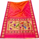 Yeola Handloom Pure Silk Paithani Saree - Image 3