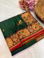 Peshwai Satin Silk Saree - Image 3